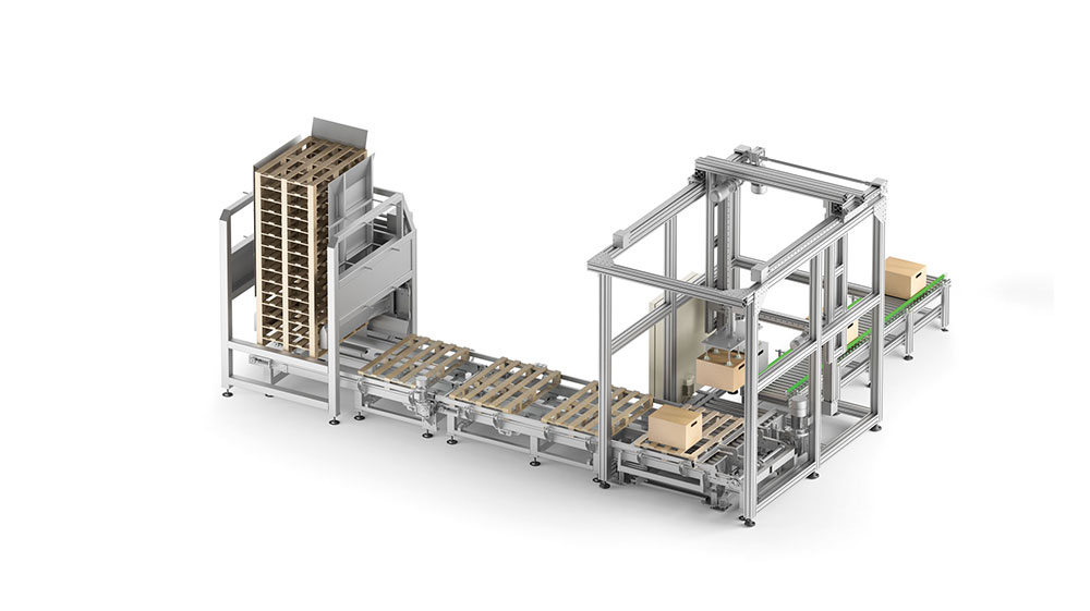 Pallettizzatore Cartesiano in Acciaio Inox: Automazione e Flessibilità per il Fine Linea