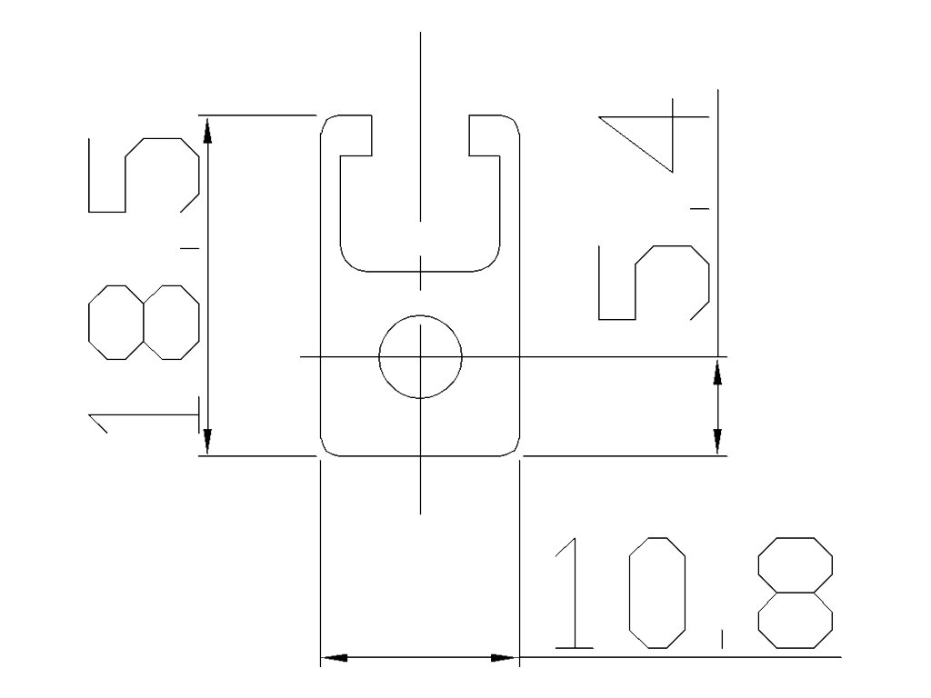 101810 - 10,8x18,5 / Groove 5 standard / Groove / Aluminium profiles / Products / Alutec | Profili in alluminio, sistemi di trasporto e automazione industriale - Alutec Group 101810 - 10,8x18,5 / Groove 5 standard / Groove / Aluminium profiles / Products / Alutec | Profili in alluminio, sistemi di trasporto e automazione industriale - Alutec Group