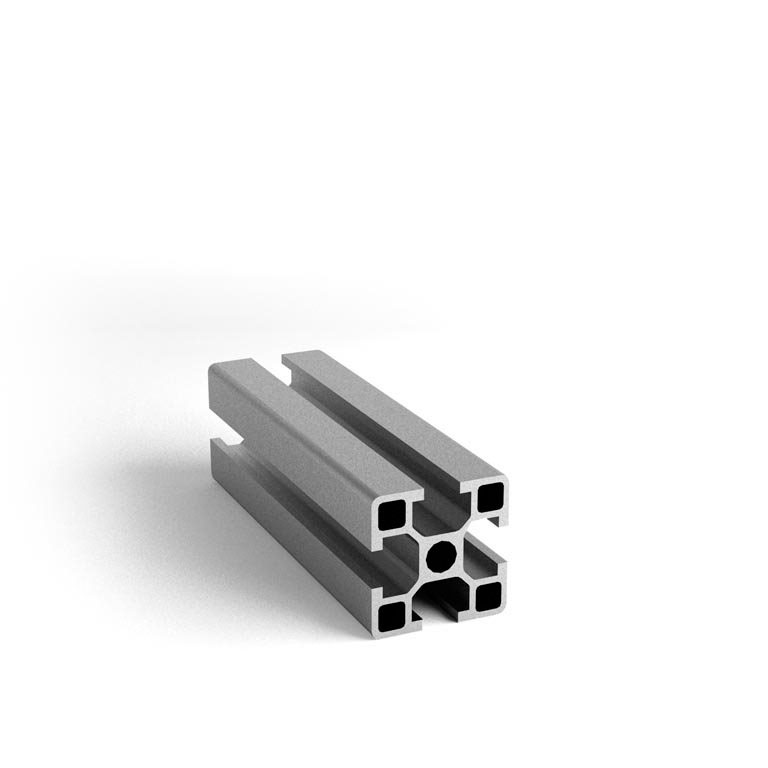 103234 - 32x32 4 grooves / 8mm Groove / Groove / Aluminium profiles / Products / Alutec | Profili in alluminio, sistemi di trasporto e automazione industriale - Alutec Group 103234 - 32x32 4 grooves / 8mm Groove / Groove / Aluminium profiles / Products / Alutec | Profili in alluminio, sistemi di trasporto e automazione industriale - Alutec Group