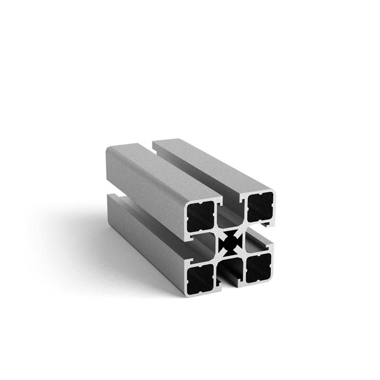 104545L - 45x45 Leicht / 8mm Hohl / Hohl / Aluminiumprofile / Produkte / Alutec | Profili in alluminio, sistemi di trasporto e automazione industriale - Alutec Group 104545L - 45x45 Leicht / 8mm Hohl / Hohl / Aluminiumprofile / Produkte / Alutec | Profili in alluminio, sistemi di trasporto e automazione industriale - Alutec Group