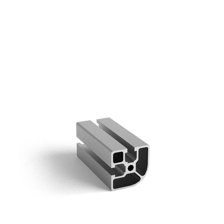 154522 - 45x45 Arrotondato / Cava 8 Standard / Cava / Profili in Alluminio / Prodotti / Alutec | Profili in alluminio, sistemi di trasporto e automazione industriale - Alutec Group 154522 - 45x45 Arrotondato / Cava 8 Standard / Cava / Profili in Alluminio / Prodotti / Alutec | Profili in alluminio, sistemi di trasporto e automazione industriale - Alutec Group