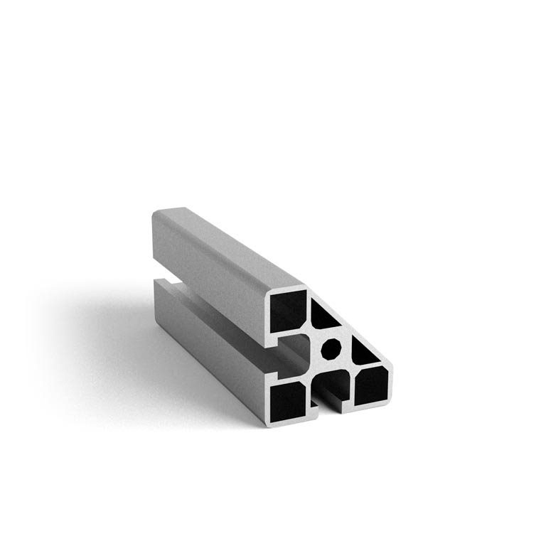 104503L - 45x45 Leicht winkelig / 8mm Hohl / Hohl / Aluminiumprofile / Produkte / Alutec | Profili in alluminio, sistemi di trasporto e automazione industriale - Alutec Group 104503L - 45x45 Leicht winkelig / 8mm Hohl / Hohl / Aluminiumprofile / Produkte / Alutec | Profili in alluminio, sistemi di trasporto e automazione industriale - Alutec Group