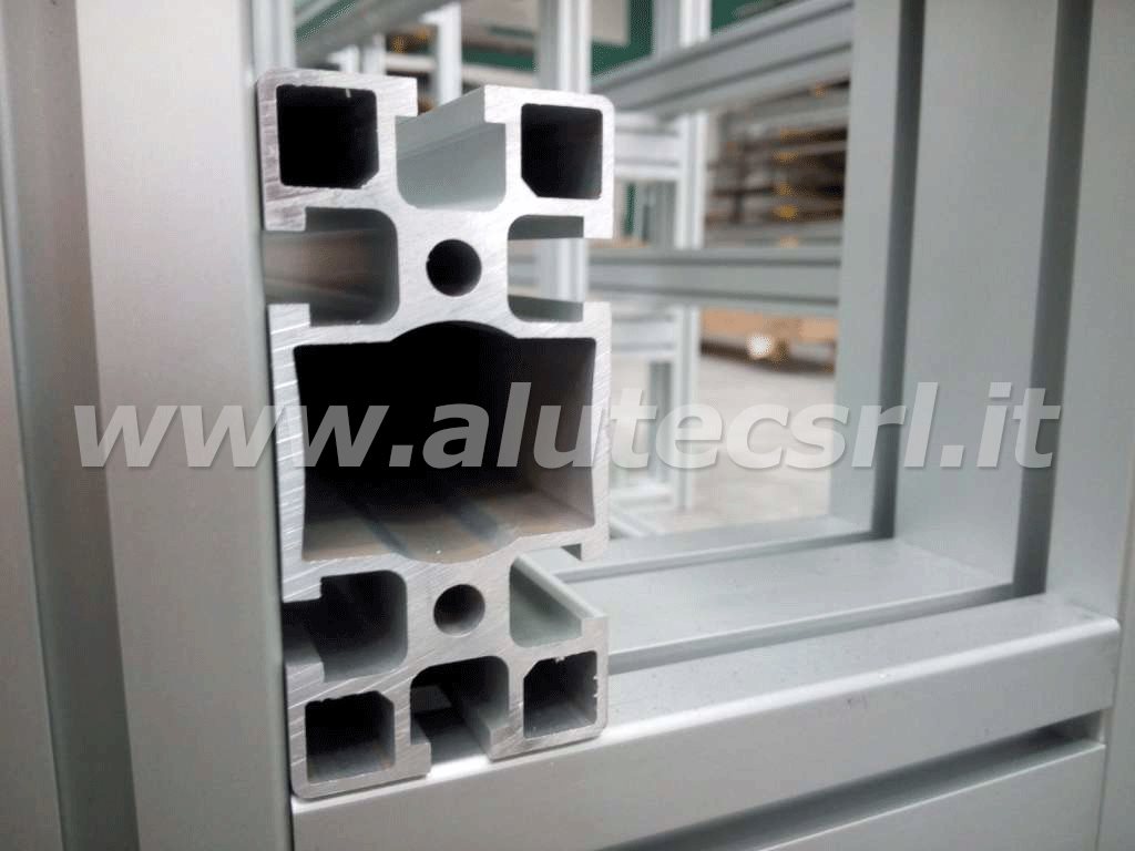 104590 - 45x90 / 8mm Hohl / Hohl / Aluminiumprofile / Produkte / Alutec | Profili in alluminio, sistemi di trasporto e automazione industriale - Alutec Group 104590 - 45x90 / 8mm Hohl / Hohl / Aluminiumprofile / Produkte / Alutec | Profili in alluminio, sistemi di trasporto e automazione industriale - Alutec Group