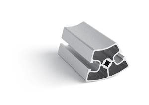 154545 - 45x45 45° rounded / 8mm Groove / Groove / Aluminium profiles / Products / Alutec | Profili in alluminio, sistemi di trasporto e automazione industriale - Alutec Group 154545 - 45x45 45° rounded / 8mm Groove / Groove / Aluminium profiles / Products / Alutec | Profili in alluminio, sistemi di trasporto e automazione industriale - Alutec Group