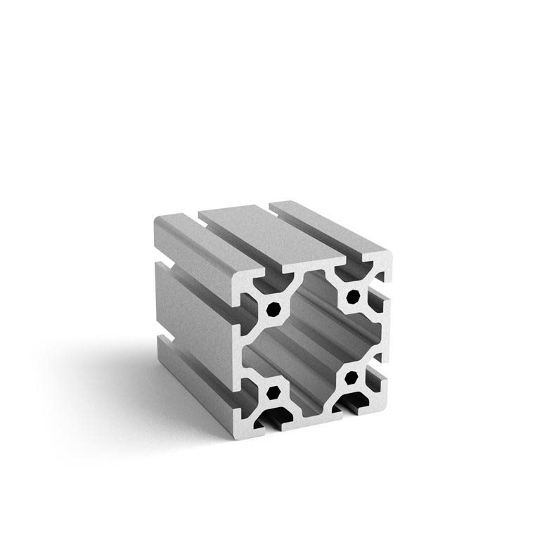 108080 - 80x80 / 8mm Hohl Serie 40 / Hohl / Aluminiumprofile / Produkte / Alutec | Profili in alluminio, sistemi di trasporto e automazione industriale - Alutec Group 108080 - 80x80 / 8mm Hohl Serie 40 / Hohl / Aluminiumprofile / Produkte / Alutec | Profili in alluminio, sistemi di trasporto e automazione industriale - Alutec Group