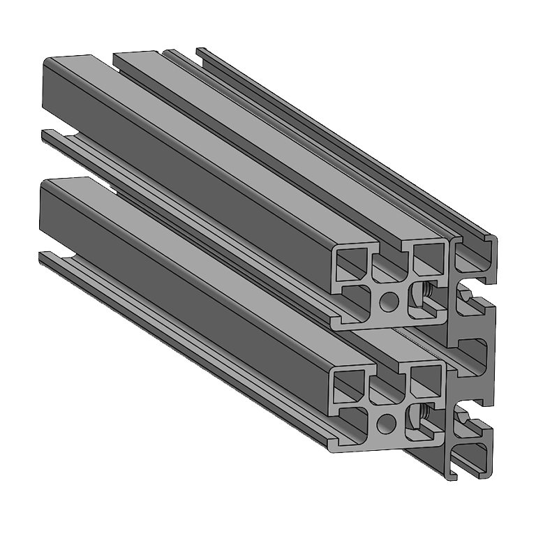 106390DX - Compound profile RIGHT / Profiles for conveyor lines / Aluminium profiles / Products / Alutec | Profili in alluminio, sistemi di trasporto e automazione industriale - Alutec Group 106390DX - Compound profile RIGHT / Profiles for conveyor lines / Aluminium profiles / Products / Alutec | Profili in alluminio, sistemi di trasporto e automazione industriale - Alutec Group