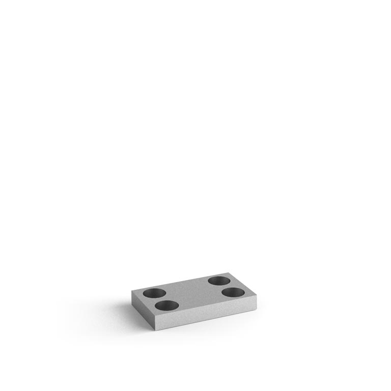 300018 - Connection and fastening plate 32x32 + 32x32 and 32x32 + 18,5x32 / Connections: angle brackets, fastening plates, butt joints / Fastening accessories / Products / Alutec | Profili in alluminio, sistemi di trasporto e automazione industriale - Alutec Group 300018 - Connection and fastening plate 32x32 + 32x32 and 32x32 + 18,5x32 / Connections: angle brackets, fastening plates, butt joints / Fastening accessories / Products / Alutec | Profili in alluminio, sistemi di trasporto e automazione industriale - Alutec Group