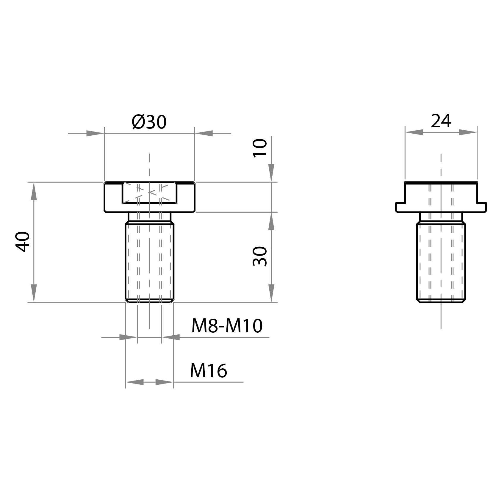 521608 - Reduzierhülsen / Schrauben, Muttern, Unterlegscheiben / Befestigungszubehör / Produkte / Alutec | Profili in alluminio, sistemi di trasporto e automazione industriale - Alutec Group 521608 - Reduzierhülsen / Schrauben, Muttern, Unterlegscheiben / Befestigungszubehör / Produkte / Alutec | Profili in alluminio, sistemi di trasporto e automazione industriale - Alutec Group