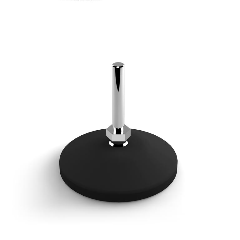 408016 - Anti-vibration articulated feet Ø80 mm / Anti-vibration articulated feet / Support accessories / Products / Alutec | Profili in alluminio, sistemi di trasporto e automazione industriale - Alutec Group 408016 - Anti-vibration articulated feet Ø80 mm / Anti-vibration articulated feet / Support accessories / Products / Alutec | Profili in alluminio, sistemi di trasporto e automazione industriale - Alutec Group