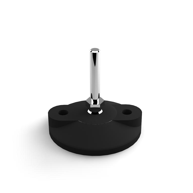 418010L - Anti-vibration fixable articulated feet Ø80 mm / Fixable anti-vibration articulated feet / Support accessories / Products / Alutec | Profili in alluminio, sistemi di trasporto e automazione industriale - Alutec Group 418010L - Anti-vibration fixable articulated feet Ø80 mm / Fixable anti-vibration articulated feet / Support accessories / Products / Alutec | Profili in alluminio, sistemi di trasporto e automazione industriale - Alutec Group