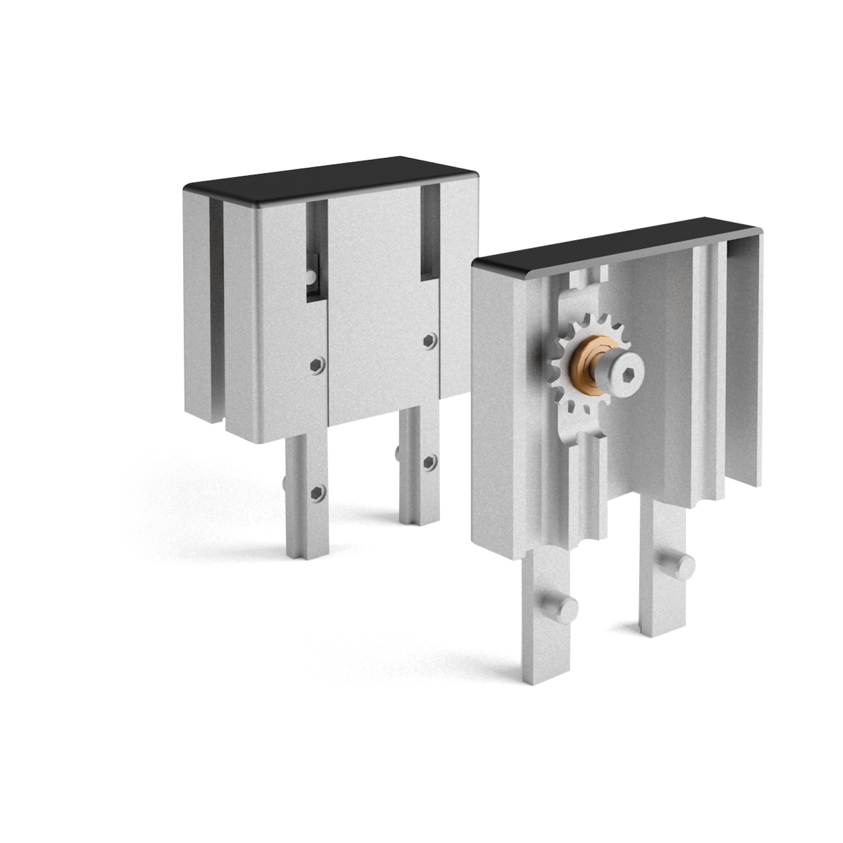 700800 - Coppia testate dx e sx del gruppo applicazione contrappeso / Accessori di complemento / Accessori per strutture e protezioni / Prodotti / Alutec | Profili in alluminio, sistemi di trasporto e automazione industriale - Alutec Group 700800 - Coppia testate dx e sx del gruppo applicazione contrappeso / Accessori di complemento / Accessori per strutture e protezioni / Prodotti / Alutec | Profili in alluminio, sistemi di trasporto e automazione industriale - Alutec Group