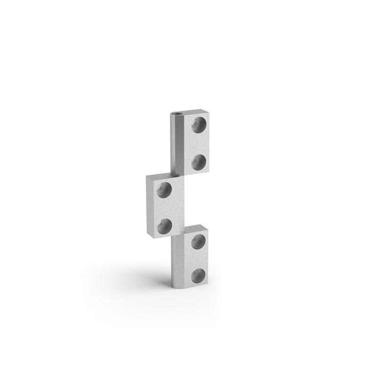 631818 - Cerniera alluminio tripla profilo 18,5x32 viti M6x20 / Accessori di complemento / Accessori per strutture e protezioni / Prodotti / Alutec | Profili in alluminio, sistemi di trasporto e automazione industriale - Alutec Group 631818 - Cerniera alluminio tripla profilo 18,5x32 viti M6x20 / Accessori di complemento / Accessori per strutture e protezioni / Prodotti / Alutec | Profili in alluminio, sistemi di trasporto e automazione industriale - Alutec Group