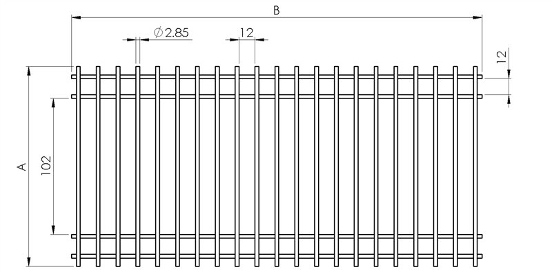 751051 - TEC Unfallschutzgitter Ø2,85 mm Stäbe / Sandwich-Elemente / Zubehör für Strukturen und Schutzeinrichtungen / Produkte / Alutec | Profili in alluminio, sistemi di trasporto e automazione industriale - Alutec Group 751051 - TEC Unfallschutzgitter Ø2,85 mm Stäbe / Sandwich-Elemente / Zubehör für Strukturen und Schutzeinrichtungen / Produkte / Alutec | Profili in alluminio, sistemi di trasporto e automazione industriale - Alutec Group