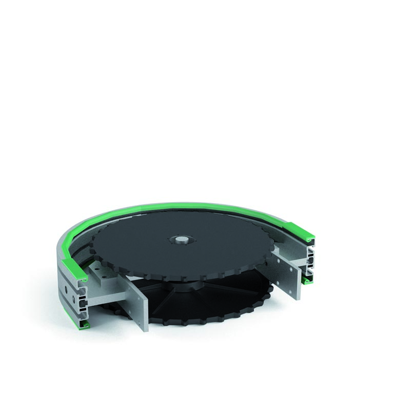 AR200086-180 - Return 180° idle curve average radius 200 mm / Components for channel 86 mm / Aluflex / Products / Alutec | Profili in alluminio, sistemi di trasporto e automazione industriale - Alutec Group AR200086-180 - Return 180° idle curve average radius 200 mm / Components for channel 86 mm / Aluflex / Products / Alutec | Profili in alluminio, sistemi di trasporto e automazione industriale - Alutec Group