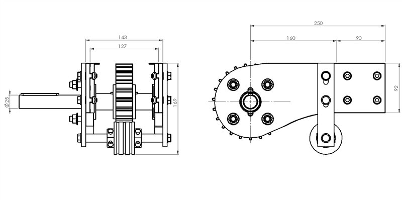 ATS12127S - Pulling head (left) for steel chain 114,3 / Components for channel 127 mm / Aluflex / Products / Alutec | Profili in alluminio, sistemi di trasporto e automazione industriale - Alutec Group ATS12127S - Pulling head (left) for steel chain 114,3 / Components for channel 127 mm / Aluflex / Products / Alutec | Profili in alluminio, sistemi di trasporto e automazione industriale - Alutec Group