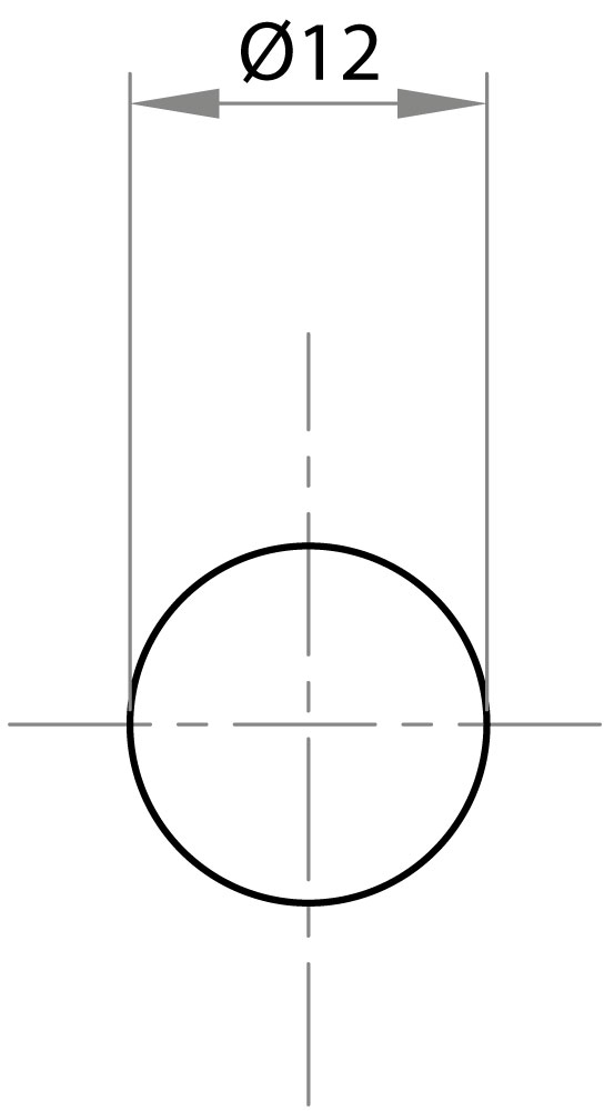 801201 - Führungsstangen Ø12 mm / Komponenten für Ø12-Linearschienen / Lineare Laufsysteme / Produkte / Alutec | Profili in alluminio, sistemi di trasporto e automazione industriale - Alutec 801201 - Führungsstangen Ø12 mm / Komponenten für Ø12-Linearschienen / Lineare Laufsysteme / Produkte / Alutec | Profili in alluminio, sistemi di trasporto e automazione industriale - Alutec