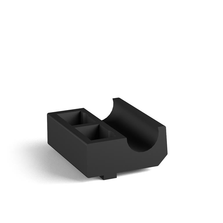 820100 - Guides support for wheel 820300 / Linear guides Ø20 / Linear sliding systems / Products / Alutec | Profili in alluminio, sistemi di trasporto e automazione industriale - Alutec Group 820100 - Guides support for wheel 820300 / Linear guides Ø20 / Linear sliding systems / Products / Alutec | Profili in alluminio, sistemi di trasporto e automazione industriale - Alutec Group