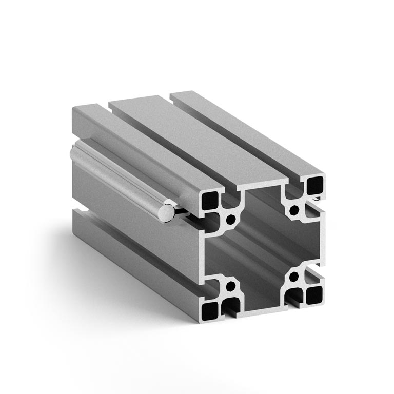 801290 - Profile 90x90 with guide / Motorized linear units / Linear sliding systems / Products / Alutec | Profili in alluminio, sistemi di trasporto e automazione industriale - Alutec Group 801290 - Profile 90x90 with guide / Motorized linear units / Linear sliding systems / Products / Alutec | Profili in alluminio, sistemi di trasporto e automazione industriale - Alutec Group