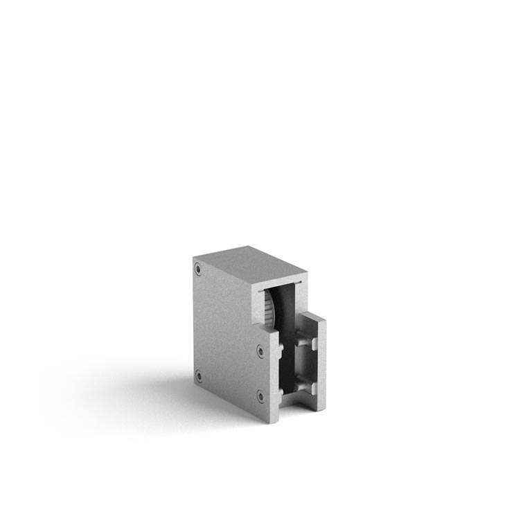 804590 - Testata di rinvio per 810001 / Unità lineari motorizzabili z20 / Sistemi lineari di scorrimento / Prodotti / Alutec | Profili in alluminio, sistemi di trasporto e automazione industriale - Alutec Group 804590 - Testata di rinvio per 810001 / Unità lineari motorizzabili z20 / Sistemi lineari di scorrimento / Prodotti / Alutec | Profili in alluminio, sistemi di trasporto e automazione industriale - Alutec Group