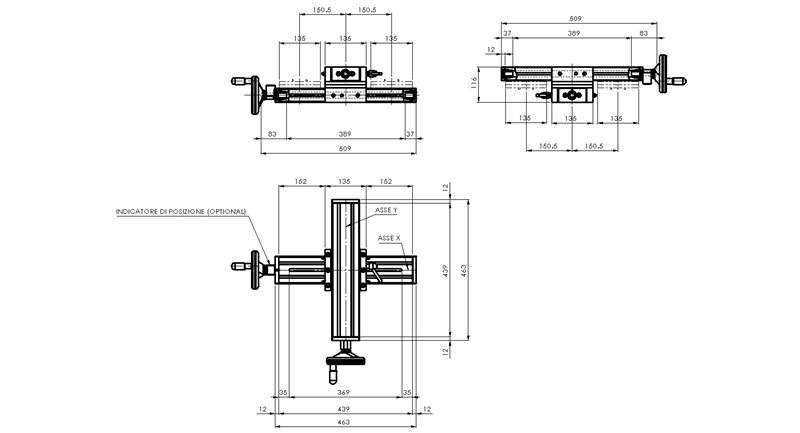 042004C - Posizionatore lineare a due assi con guide in polizene / Posizionatori lineari / Sistemi lineari di scorrimento / Prodotti / Alutec | Profili in alluminio, sistemi di trasporto e automazione industriale - Alutec Group 042004C - Posizionatore lineare a due assi con guide in polizene / Posizionatori lineari / Sistemi lineari di scorrimento / Prodotti / Alutec | Profili in alluminio, sistemi di trasporto e automazione industriale - Alutec Group