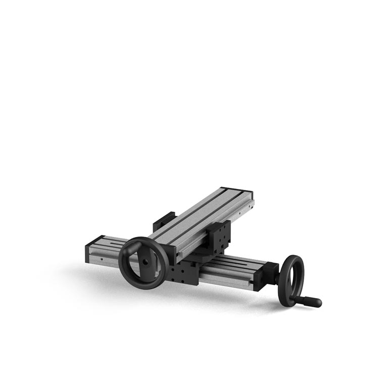 042004PC - Two cross axes linear positioner with rail system / Linear positioners / Linear sliding systems / Products / Alutec | Profili in alluminio, sistemi di trasporto e automazione industriale - Alutec Group 042004PC - Two cross axes linear positioner with rail system / Linear positioners / Linear sliding systems / Products / Alutec | Profili in alluminio, sistemi di trasporto e automazione industriale - Alutec Group