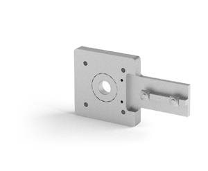 904502-44 - On axis motor mounting flange for MVF44F-NMRV040 fastening / Motorized conveyor with rollers Ø50 / Conveyor belts / Products / Alutec | Profili in alluminio, sistemi di trasporto e automazione industriale - Alutec Group 904502-44 - On axis motor mounting flange for MVF44F-NMRV040 fastening / Motorized conveyor with rollers Ø50 / Conveyor belts / Products / Alutec | Profili in alluminio, sistemi di trasporto e automazione industriale - Alutec Group