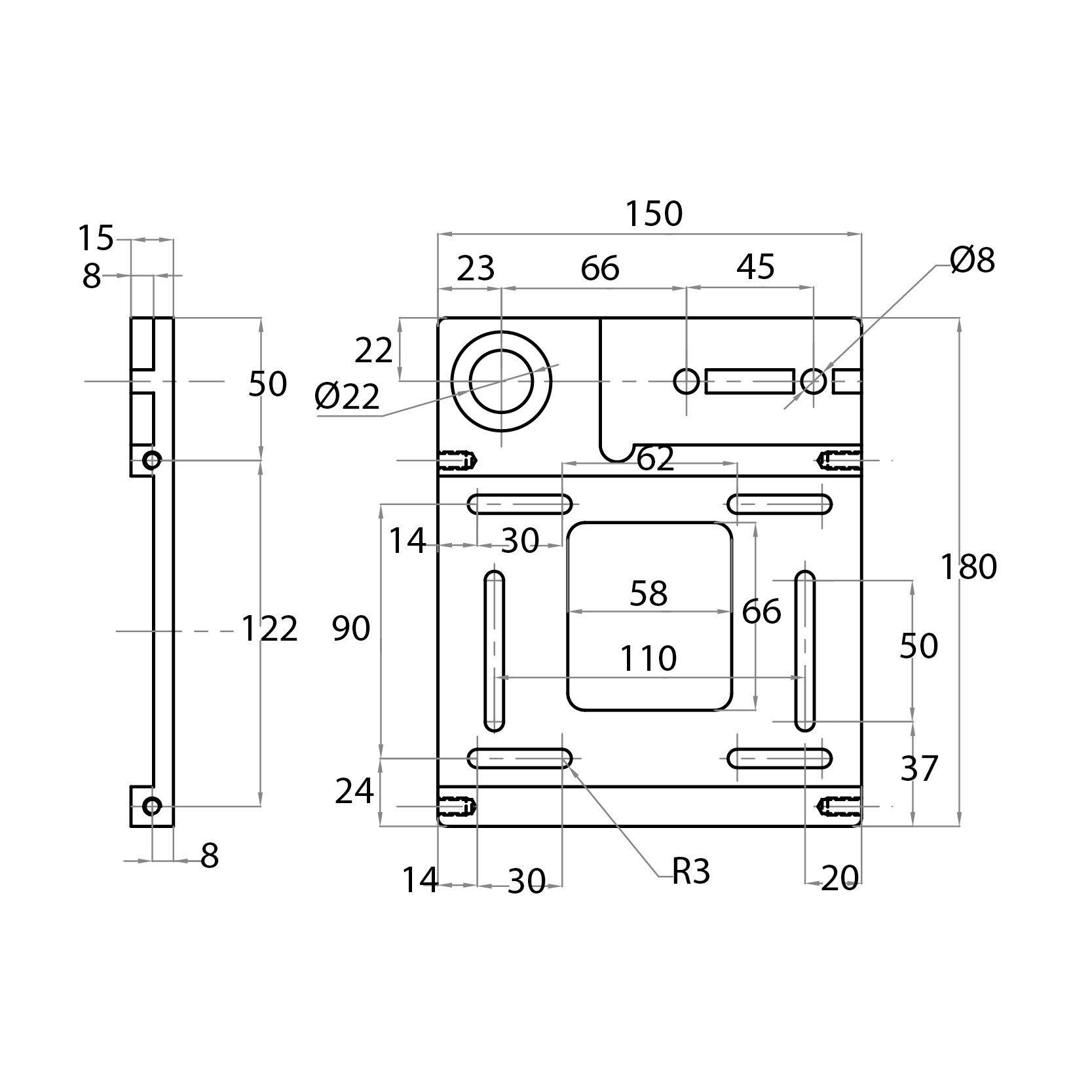 904503DX - Reverse motorization right flange / Motorized conveyor with rollers Ø50 / Conveyor belts / Products / Alutec | Profili in alluminio, sistemi di trasporto e automazione industriale - Alutec Group 904503DX - Reverse motorization right flange / Motorized conveyor with rollers Ø50 / Conveyor belts / Products / Alutec | Profili in alluminio, sistemi di trasporto e automazione industriale - Alutec Group