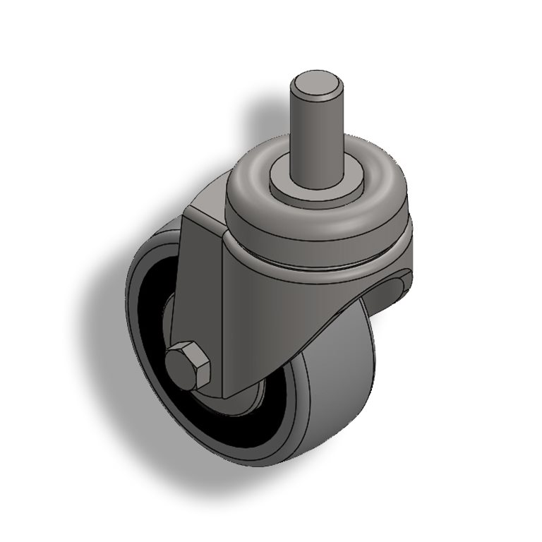 506012 - Lenkrolle Ø60 mm ohne Bremse mit Schraube M12 / Schlusselemente / Rohrsysteme / Produkte / Alutec | Profili in alluminio, sistemi di trasporto e automazione industriale - Alutec Group 506012 - Lenkrolle Ø60 mm ohne Bremse mit Schraube M12 / Schlusselemente / Rohrsysteme / Produkte / Alutec | Profili in alluminio, sistemi di trasporto e automazione industriale - Alutec Group