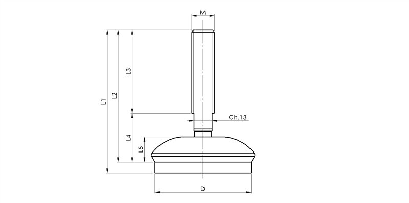 CS740751625 - Piedi snodati inox Ø75 mm / Componentistica inox / Strutture inox / Prodotti / Alutec | Profili in alluminio, sistemi di trasporto e automazione industriale - Alutec Group CS740751625 - Piedi snodati inox Ø75 mm / Componentistica inox / Strutture inox / Prodotti / Alutec | Profili in alluminio, sistemi di trasporto e automazione industriale - Alutec Group