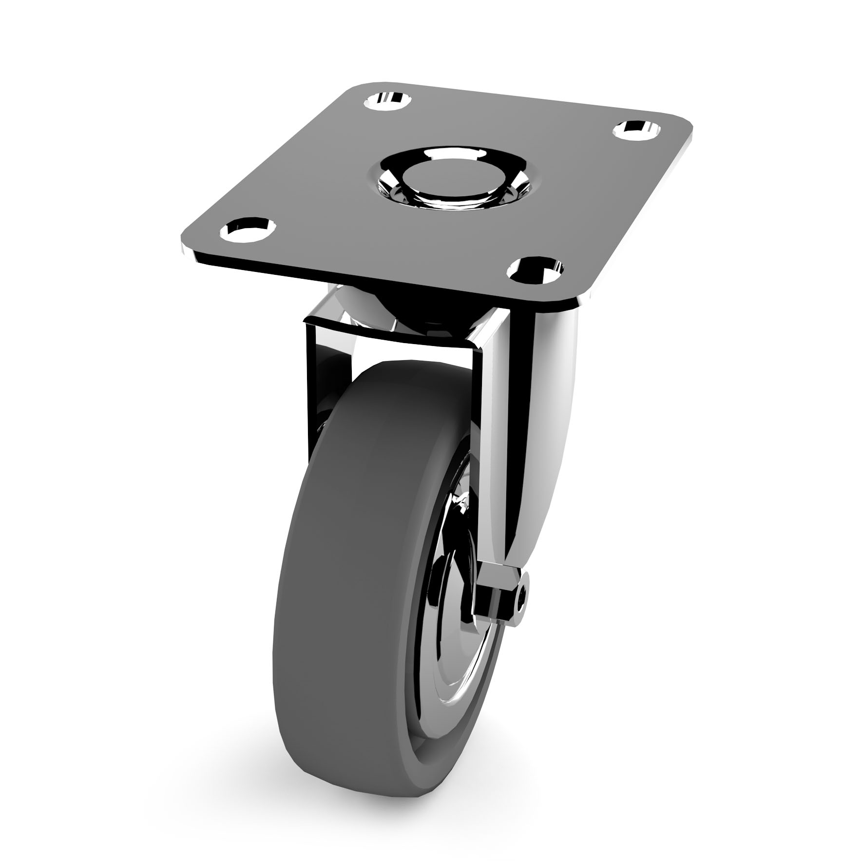 508003 - Lenkrolle Ø80 mm ohne Bremse (verzinkt) / Lenkrollen / Stützzubehör / Produkte / Alutec | Profili in alluminio, sistemi di trasporto e automazione industriale - Alutec Group 508003 - Lenkrolle Ø80 mm ohne Bremse (verzinkt) / Lenkrollen / Stützzubehör / Produkte / Alutec | Profili in alluminio, sistemi di trasporto e automazione industriale - Alutec Group