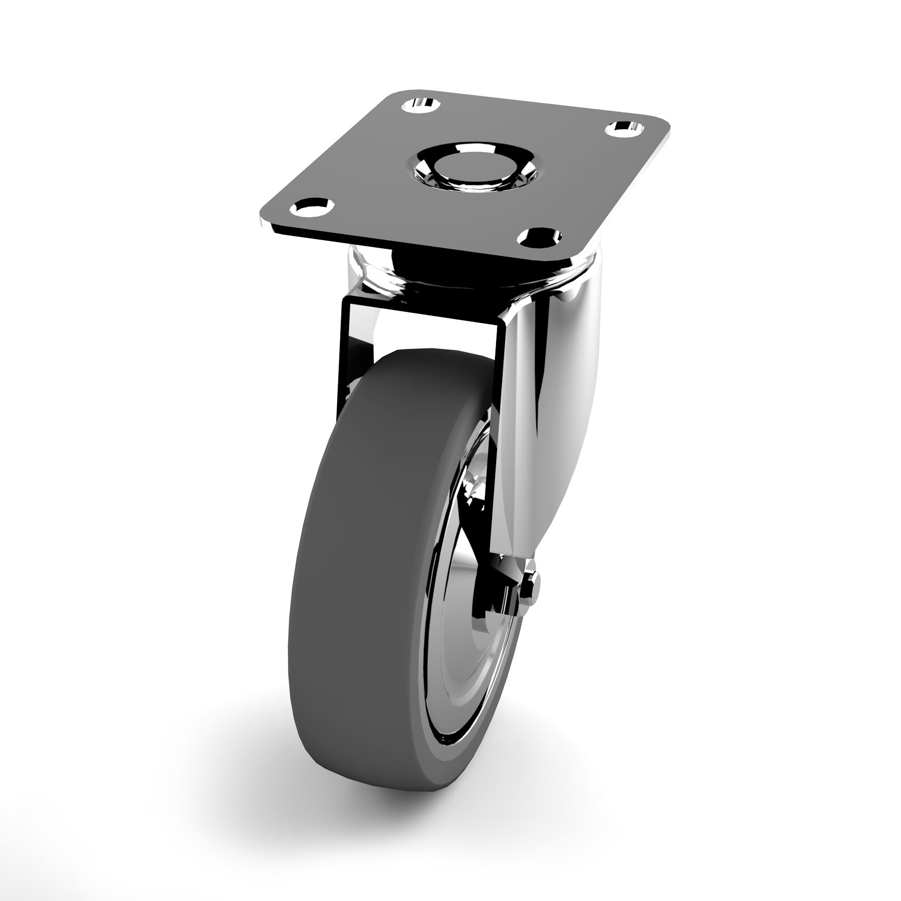 509903 - Lenkrolle Ø100 mm ohne Bremse (verzinkt) / Lenkrollen / Stützzubehör / Produkte / Alutec | Profili in alluminio, sistemi di trasporto e automazione industriale - Alutec Group 509903 - Lenkrolle Ø100 mm ohne Bremse (verzinkt) / Lenkrollen / Stützzubehör / Produkte / Alutec | Profili in alluminio, sistemi di trasporto e automazione industriale - Alutec Group