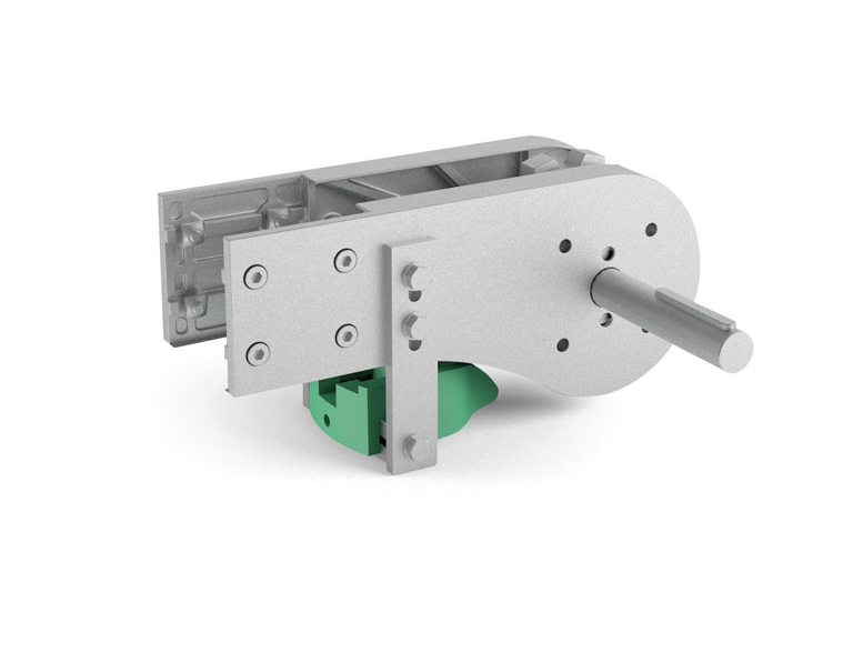 Table-top conveyor belt component ATD12086: 12 teeth pulling head (right) for chain 82,5 mm