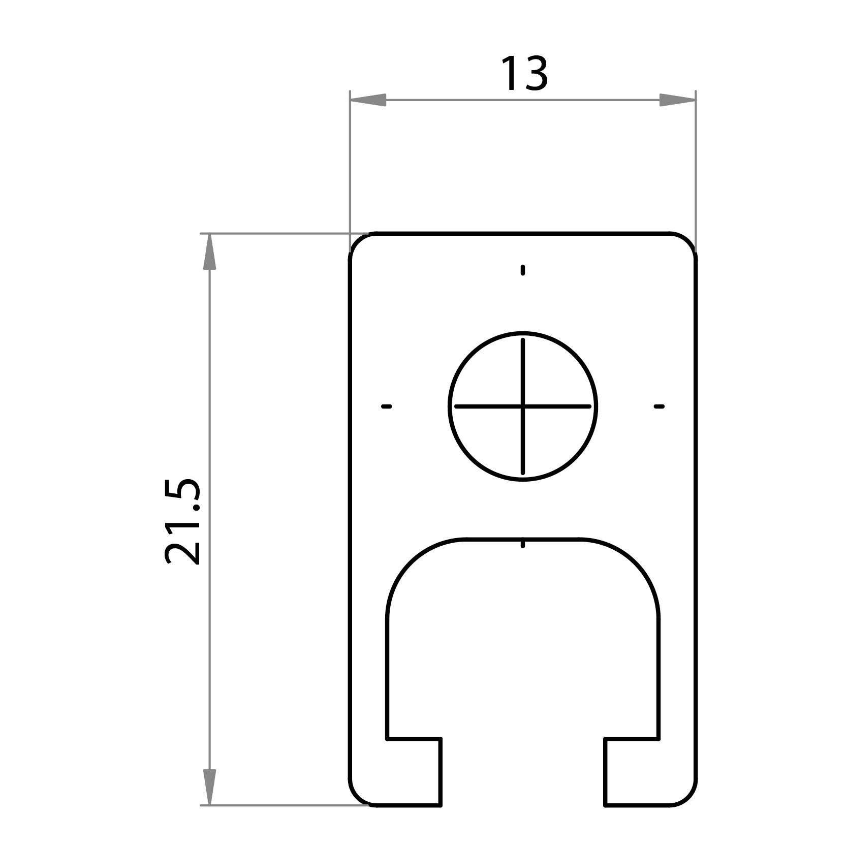 102121 - 21,5x21,5 / Groove 6 series 30 / Groove / Aluminium profiles / Products / Alutec | Profili in alluminio, sistemi di trasporto e automazione industriale - Alutec Group 102121 - 21,5x21,5 / Groove 6 series 30 / Groove / Aluminium profiles / Products / Alutec | Profili in alluminio, sistemi di trasporto e automazione industriale - Alutec Group