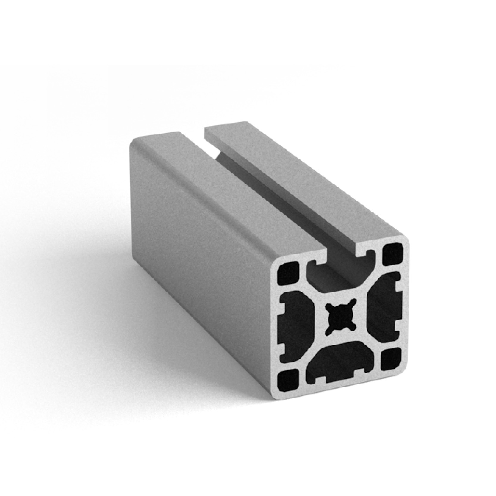 104001 - 3 sides closed profile 40x40 / 8mm Hohl Serie 40 / Hohl / Aluminiumprofile / Produkte / Alutec | Profili in alluminio, sistemi di trasporto e automazione industriale - Alutec Group 104001 - 3 sides closed profile 40x40 / 8mm Hohl Serie 40 / Hohl / Aluminiumprofile / Produkte / Alutec | Profili in alluminio, sistemi di trasporto e automazione industriale - Alutec Group