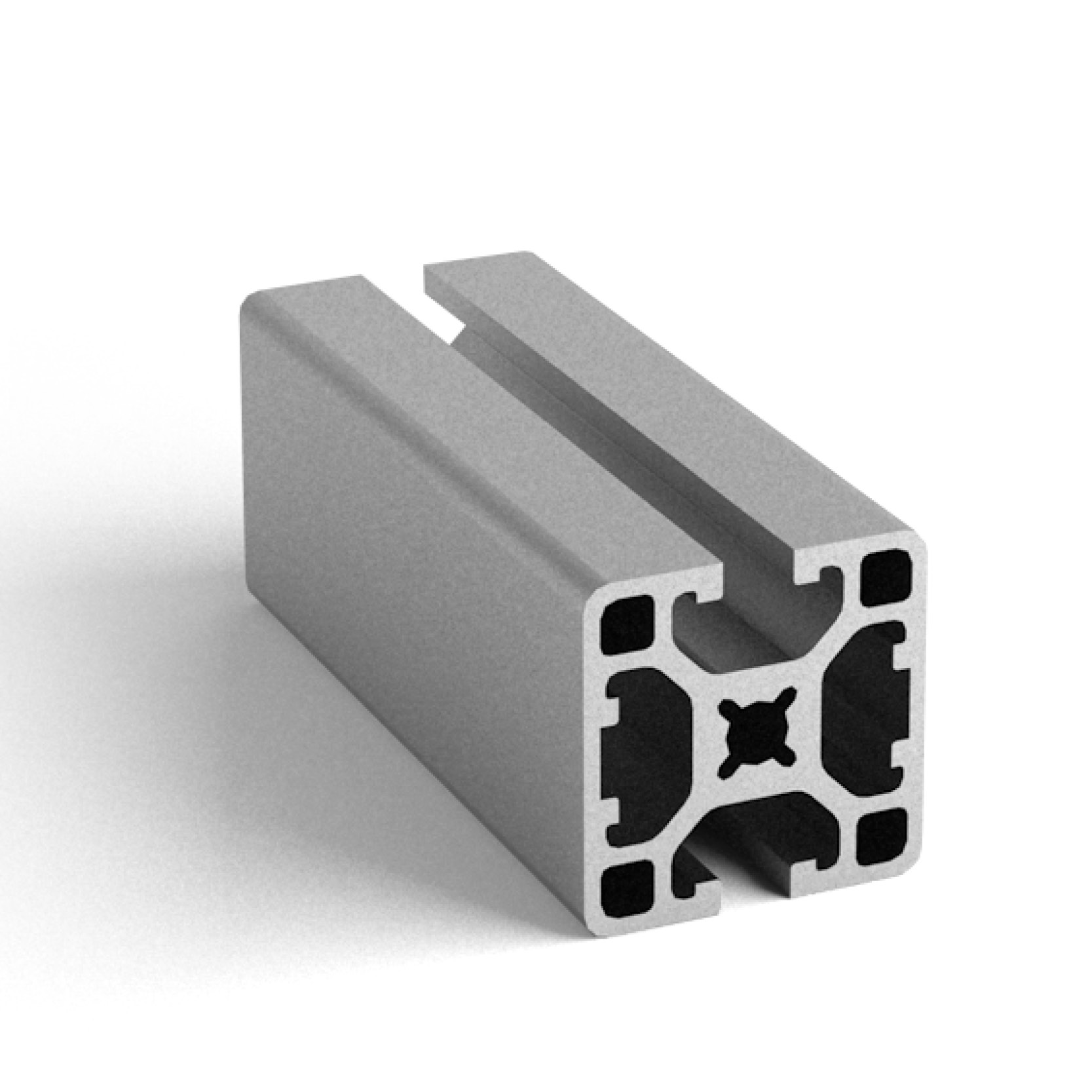 124041 - Profile 40x40 with 2 opposite grooves / Groove 8 series 40 / Groove / Aluminium profiles / Products / Alutec | Profili in alluminio, sistemi di trasporto e automazione industriale - Alutec Group 124041 - Profile 40x40 with 2 opposite grooves / Groove 8 series 40 / Groove / Aluminium profiles / Products / Alutec | Profili in alluminio, sistemi di trasporto e automazione industriale - Alutec Group