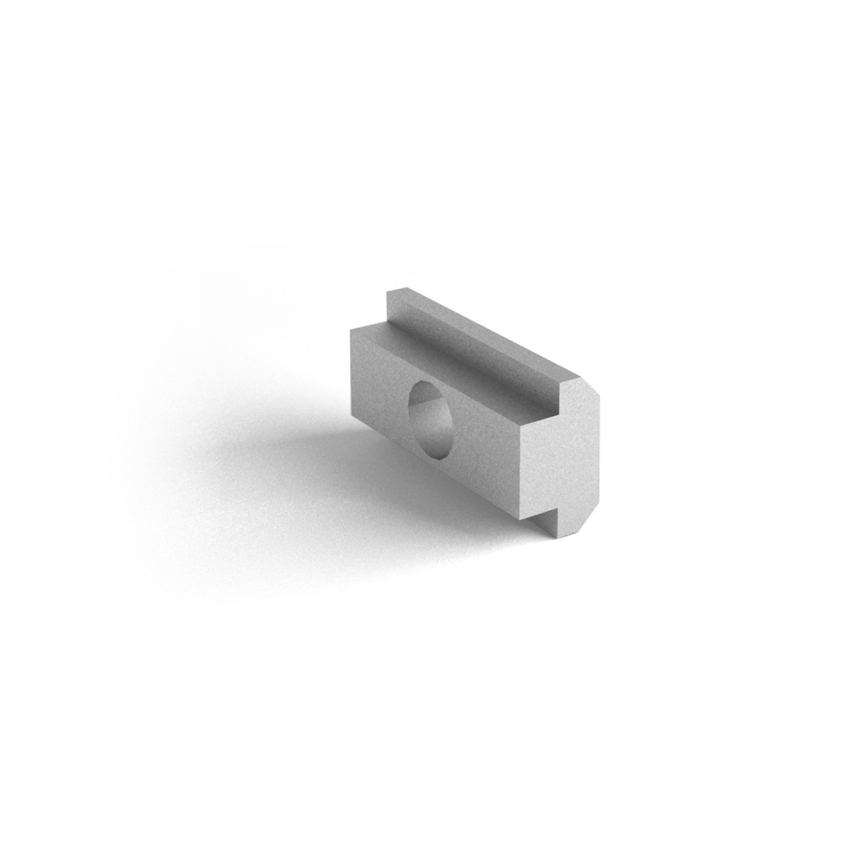 321310K-25 - Linear butt joint L=25 / Connections: angle brackets, fastening plates, butt joints / Fastening accessories / Products / Alutec | Profili in alluminio, sistemi di trasporto e automazione industriale - Alutec Group 321310K-25 - Linear butt joint L=25 / Connections: angle brackets, fastening plates, butt joints / Fastening accessories / Products / Alutec | Profili in alluminio, sistemi di trasporto e automazione industriale - Alutec Group