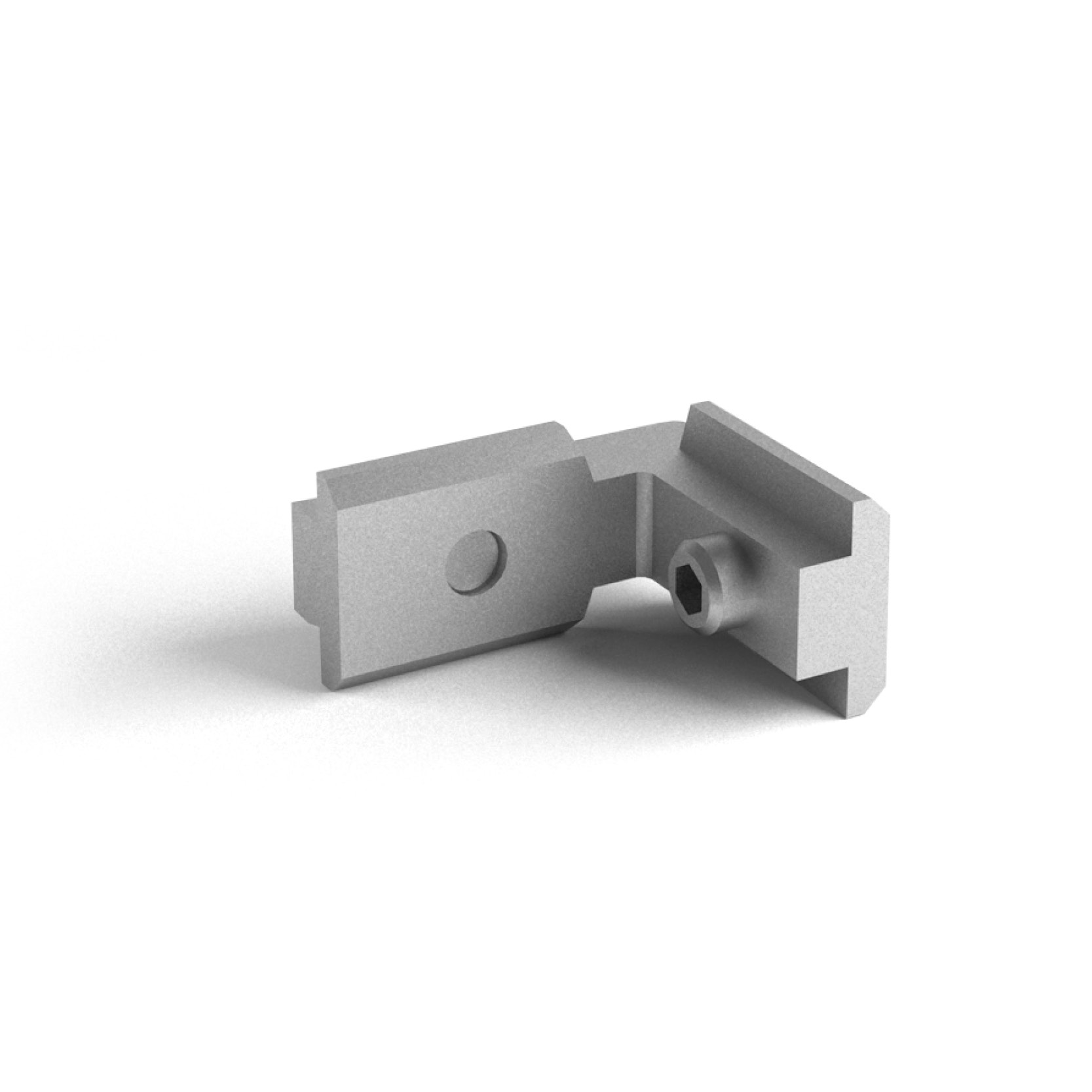 321902 - Giunto di connessione esterno a 90° per profilo cava 10 serie 45 / Connessioni: angolari, piastrine, giunti / Accessori di fissaggio / Prodotti / Alutec | Profili in alluminio, sistemi di trasporto e automazione industriale - Alutec Group 321902 - Giunto di connessione esterno a 90° per profilo cava 10 serie 45 / Connessioni: angolari, piastrine, giunti / Accessori di fissaggio / Prodotti / Alutec | Profili in alluminio, sistemi di trasporto e automazione industriale - Alutec Group