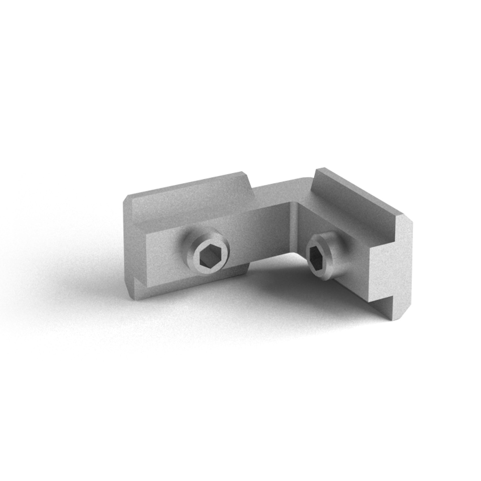 321904 - Giunto di connessione esterno a 90° per profilo cava 10 serie 45 / Connessioni: angolari, piastrine, giunti / Accessori di fissaggio / Prodotti / Alutec | Profili in alluminio, sistemi di trasporto e automazione industriale - Alutec Group 321904 - Giunto di connessione esterno a 90° per profilo cava 10 serie 45 / Connessioni: angolari, piastrine, giunti / Accessori di fissaggio / Prodotti / Alutec | Profili in alluminio, sistemi di trasporto e automazione industriale - Alutec Group