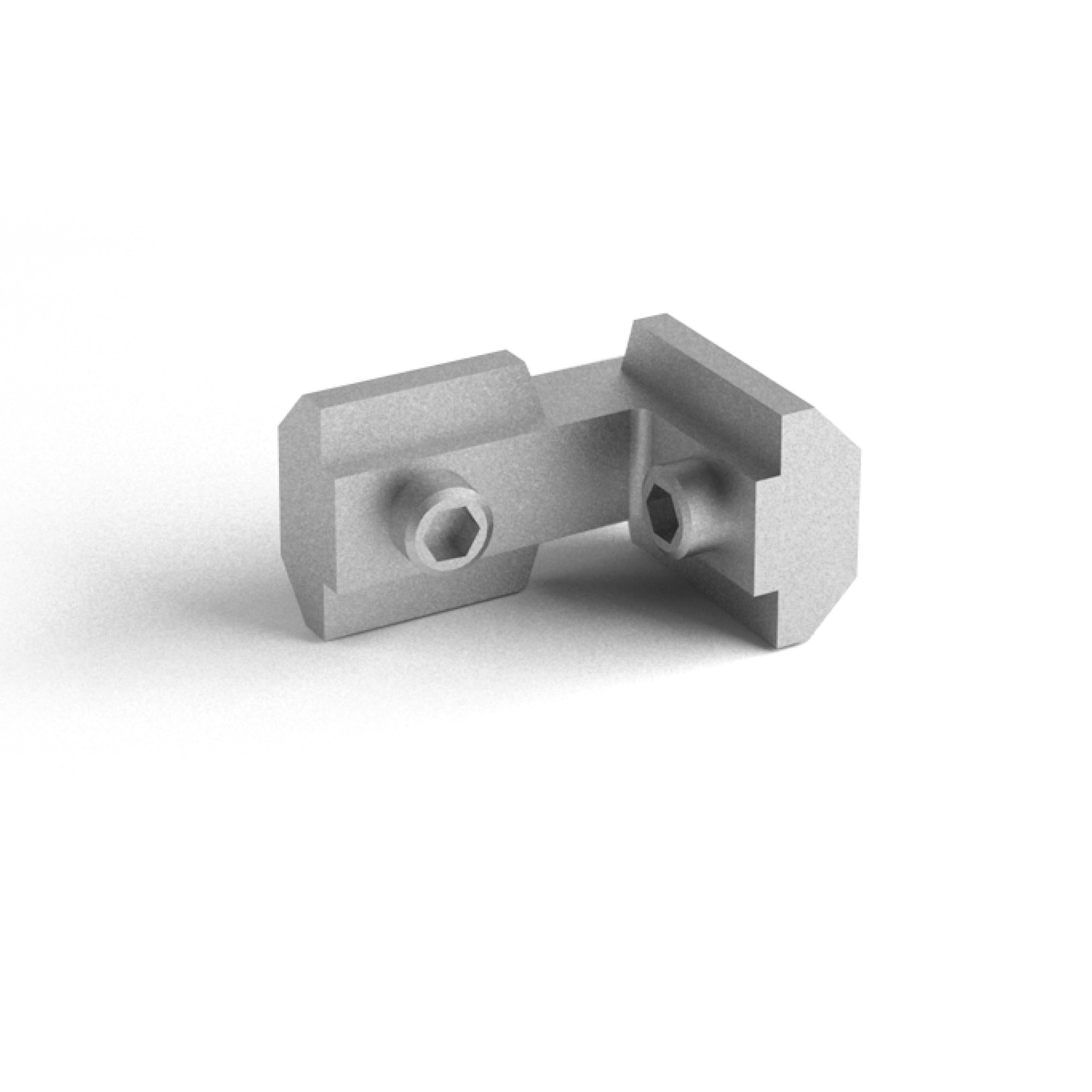 321903 - 90° external connection joint for profile 8mm groove series 40 / Connections: angle brackets, fastening plates, butt joints / Fastening accessories / Products / Alutec | Profili in alluminio, sistemi di trasporto e automazione industriale - Alutec Group 321903 - 90° external connection joint for profile 8mm groove series 40 / Connections: angle brackets, fastening plates, butt joints / Fastening accessories / Products / Alutec | Profili in alluminio, sistemi di trasporto e automazione industriale - Alutec Group