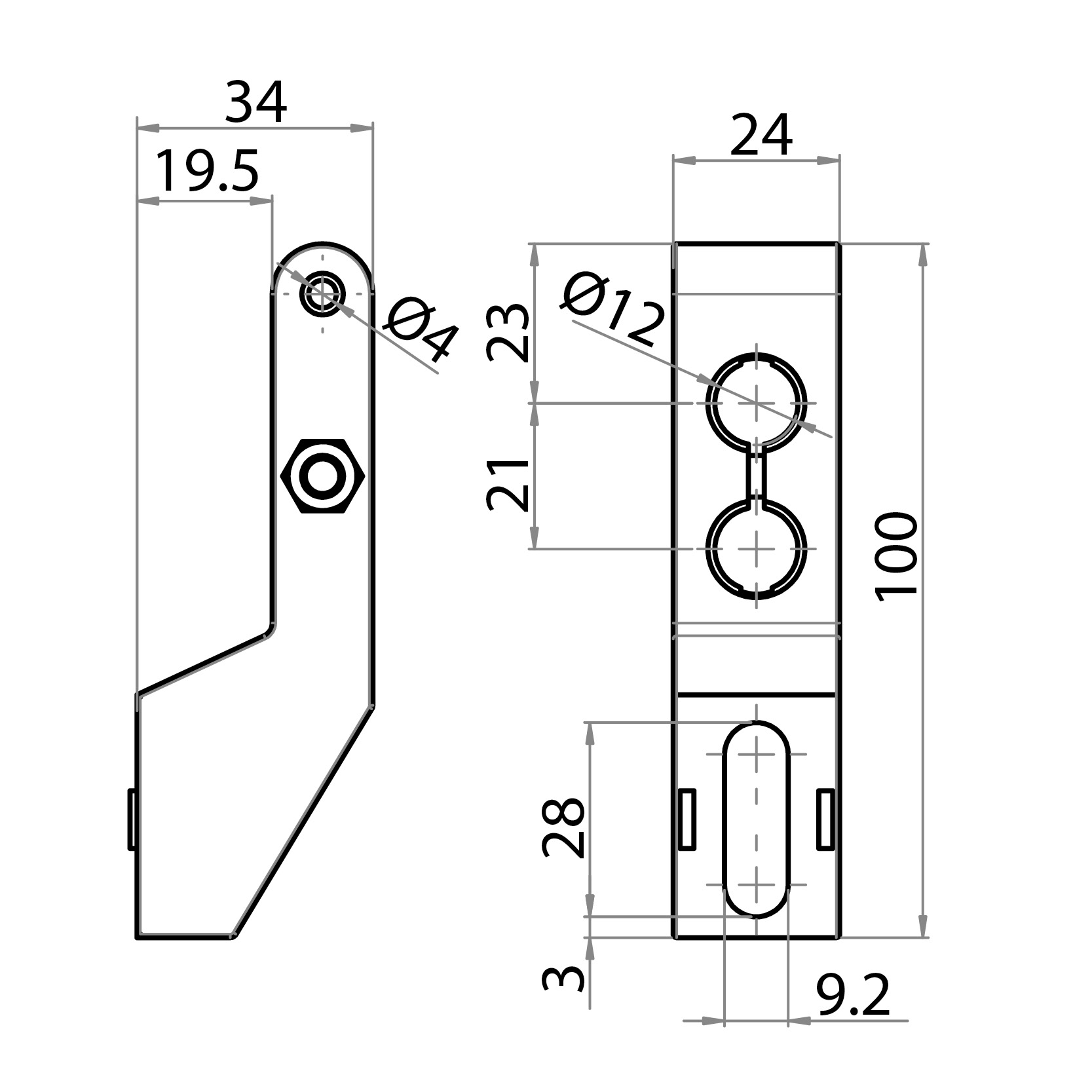 730113 - Supporto guida di contenimento con maniglia a ripresa / Morsetti e supporti per fotocellule / Supporti e guide / Prodotti / Alutec | Profili in alluminio, sistemi di trasporto e automazione industriale - Alutec Group 730113 - Supporto guida di contenimento con maniglia a ripresa / Morsetti e supporti per fotocellule / Supporti e guide / Prodotti / Alutec | Profili in alluminio, sistemi di trasporto e automazione industriale - Alutec Group