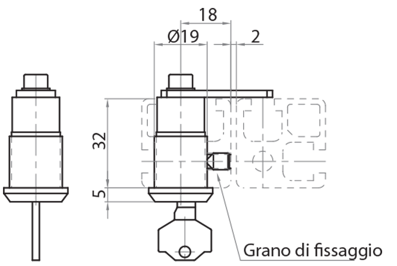 620002 - Latches with key for 32x32 mm profile / Completion accessories / Accessories for structures and protections / Products / Alutec | Profili in alluminio, sistemi di trasporto e automazione industriale - Alutec Group 620002 - Latches with key for 32x32 mm profile / Completion accessories / Accessories for structures and protections / Products / Alutec | Profili in alluminio, sistemi di trasporto e automazione industriale - Alutec Group
