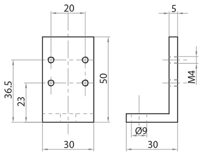 700010 - Staffa di supporto per interruttore di sicurezza / Accessori di complemento / Accessori per strutture e protezioni / Prodotti / Alutec | Profili in alluminio, sistemi di trasporto e automazione industriale - Alutec Group 700010 - Staffa di supporto per interruttore di sicurezza / Accessori di complemento / Accessori per strutture e protezioni / Prodotti / Alutec | Profili in alluminio, sistemi di trasporto e automazione industriale - Alutec Group