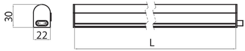 720003 - Led light fixtures / Completion accessories / Accessories for structures and protections / Products / Alutec | Profili in alluminio, sistemi di trasporto e automazione industriale - Alutec Group 720003 - Led light fixtures / Completion accessories / Accessories for structures and protections / Products / Alutec | Profili in alluminio, sistemi di trasporto e automazione industriale - Alutec Group