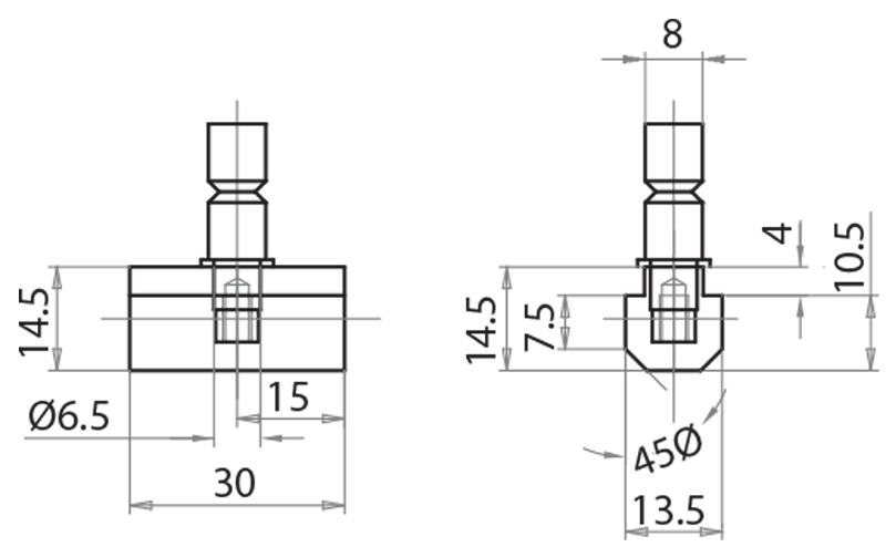 700026P - Carrello di scorrimento semplice in alluminio-polizene / Accessori di complemento / Accessori per strutture e protezioni / Prodotti / Alutec | Profili in alluminio, sistemi di trasporto e automazione industriale - Alutec Group 700026P - Carrello di scorrimento semplice in alluminio-polizene / Accessori di complemento / Accessori per strutture e protezioni / Prodotti / Alutec | Profili in alluminio, sistemi di trasporto e automazione industriale - Alutec Group