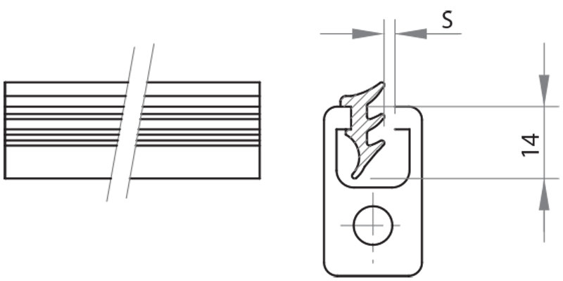 700000 - Guarnizioni per il montaggio di vetri e pannelli fissi / Accessori di complemento / Accessori per strutture e protezioni / Prodotti / Alutec | Profili in alluminio, sistemi di trasporto e automazione industriale - Alutec Group 700000 - Guarnizioni per il montaggio di vetri e pannelli fissi / Accessori di complemento / Accessori per strutture e protezioni / Prodotti / Alutec | Profili in alluminio, sistemi di trasporto e automazione industriale - Alutec Group