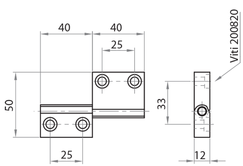 611845-8 - Cerniera alluminio profilo 18,5x32 e 45x45 viti M8x20 / Accessori di complemento / Accessori per strutture e protezioni / Prodotti / Alutec | Profili in alluminio, sistemi di trasporto e automazione industriale - Alutec Group 611845-8 - Cerniera alluminio profilo 18,5x32 e 45x45 viti M8x20 / Accessori di complemento / Accessori per strutture e protezioni / Prodotti / Alutec | Profili in alluminio, sistemi di trasporto e automazione industriale - Alutec Group