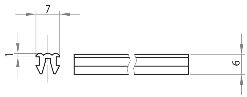 230805 - Nutschließprofil für 5 mm Hohl / Zubehör für 5 mm Hohlprofile / Zubehör für Strukturen und Schutzeinrichtungen / Produkte / Alutec | Profili in alluminio, sistemi di trasporto e automazione industriale - Alutec Group 230805 - Nutschließprofil für 5 mm Hohl / Zubehör für 5 mm Hohlprofile / Zubehör für Strukturen und Schutzeinrichtungen / Produkte / Alutec | Profili in alluminio, sistemi di trasporto e automazione industriale - Alutec Group