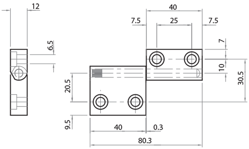 611840 - Doppelte Aluminiumscharniere für Profile 18,5x32 und 40x40 / Zubehör für 8 mm Hohlprofile Serie 40 / Zubehör für Strukturen und Schutzeinrichtungen / Produkte / Alutec | Profili in alluminio, sistemi di trasporto e automazione industriale - Alutec Group 611840 - Doppelte Aluminiumscharniere für Profile 18,5x32 und 40x40 / Zubehör für 8 mm Hohlprofile Serie 40 / Zubehör für Strukturen und Schutzeinrichtungen / Produkte / Alutec | Profili in alluminio, sistemi di trasporto e automazione industriale - Alutec Group