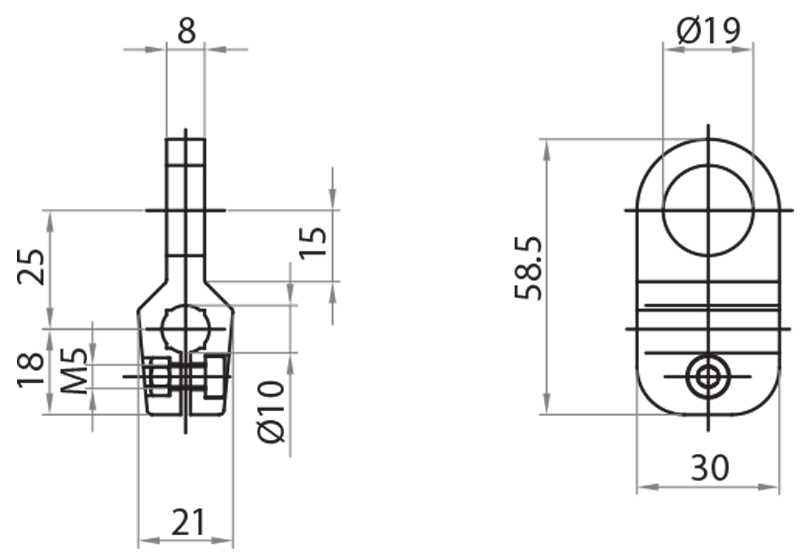 720012 - Sensorhalterung Klemme Ø10 / Klemmelemente und Halterungen für Fotozellen / Halterungen und Führungen / Produkte / Alutec | Profili in alluminio, sistemi di trasporto e automazione industriale - Alutec Group 720012 - Sensorhalterung Klemme Ø10 / Klemmelemente und Halterungen für Fotozellen / Halterungen und Führungen / Produkte / Alutec | Profili in alluminio, sistemi di trasporto e automazione industriale - Alutec Group
