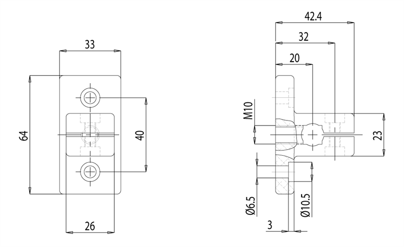 730021 - Flanschverbindung mit Drehmomentbegrenzer Ø12 mm / Klemmelemente aus Aluminium / Halterungen und Führungen / Produkte / Alutec | Profili in alluminio, sistemi di trasporto e automazione industriale - Alutec Group 730021 - Flanschverbindung mit Drehmomentbegrenzer Ø12 mm / Klemmelemente aus Aluminium / Halterungen und Führungen / Produkte / Alutec | Profili in alluminio, sistemi di trasporto e automazione industriale - Alutec Group